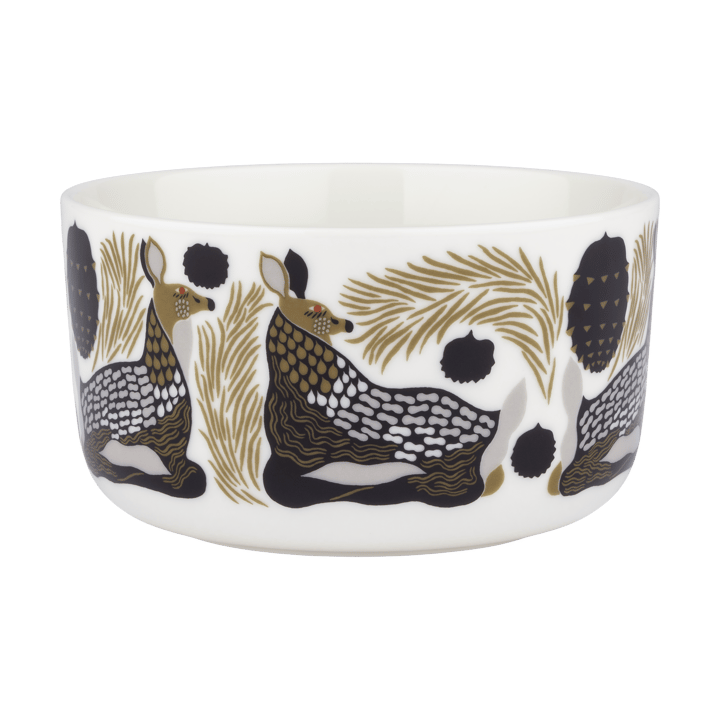 Peura bowl 5 dl - White-coal-mud-light grey - Marimekko