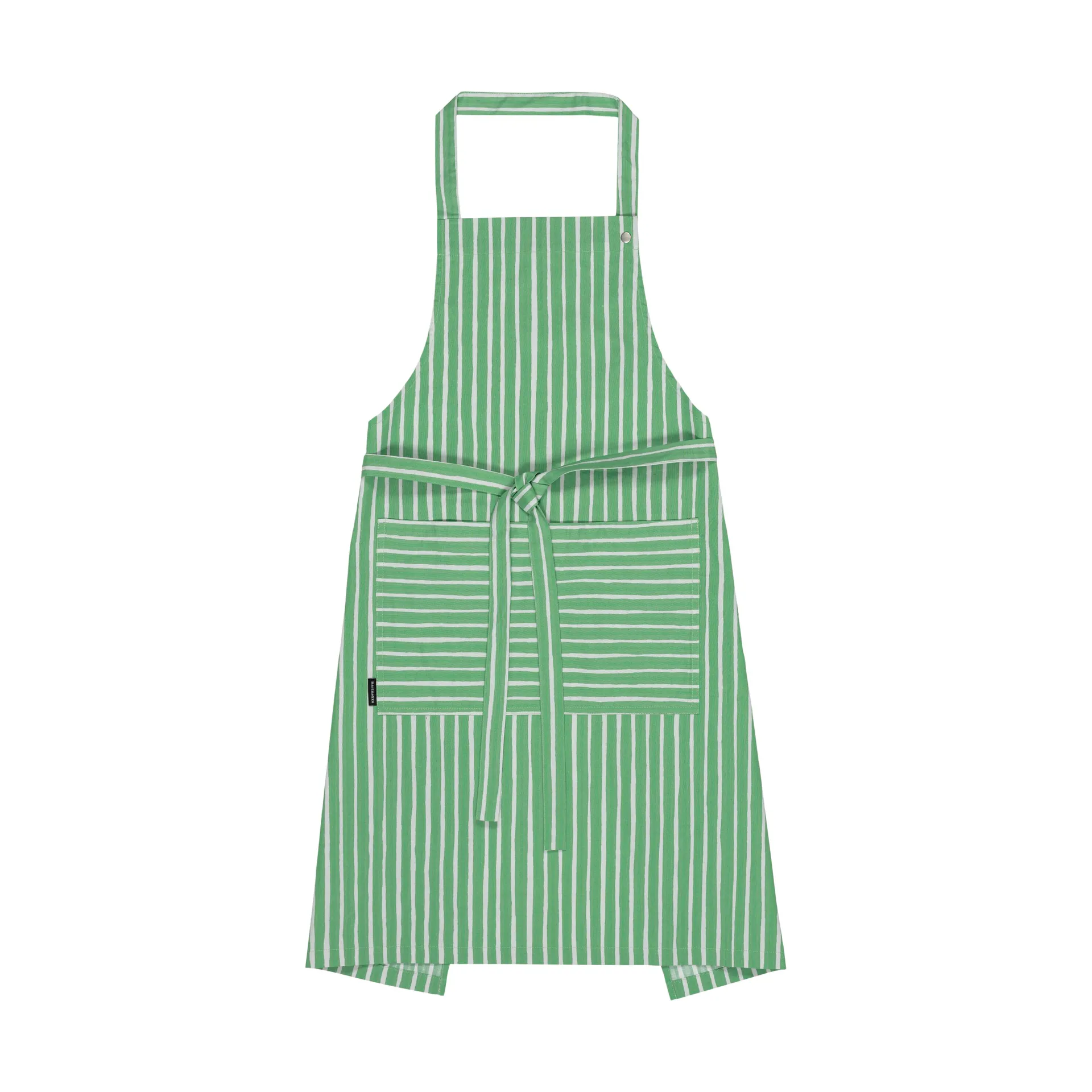 Piccolo apron, Light grey-spring green Marimekko