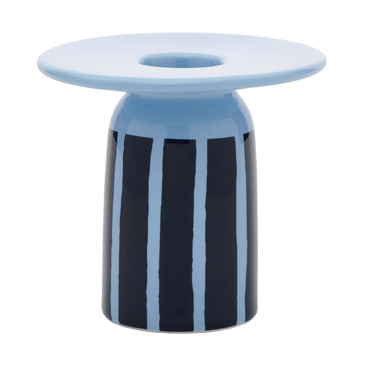 Piccolo candle holder, Light blue-petrol, 8 cm Marimekko