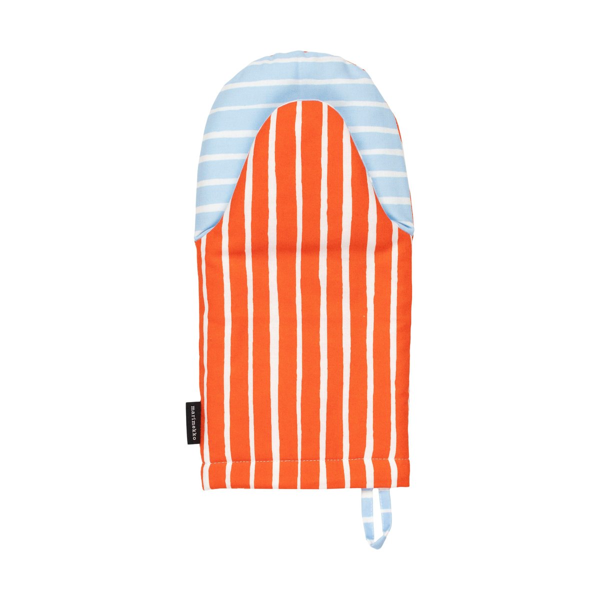 Marimekko Piccolo oven mitt White-tomato red-light blue