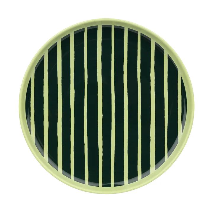 Piccolo plate 20 cm - Pear-dark green - Marimekko