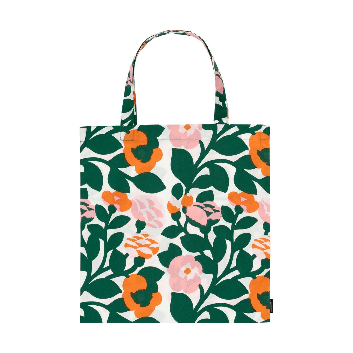 Marimekko Pieni Green Green bag 44x43 cm Green-orange