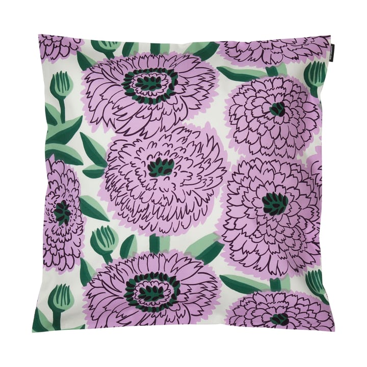 Pieni Primavera pillowcase 45x45 cm - off white-violet-green - Marimekko