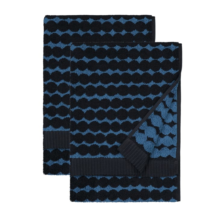 Pieni Räsymatto towel 50x70 cm 2-pack - Petrol-black - Marimekko