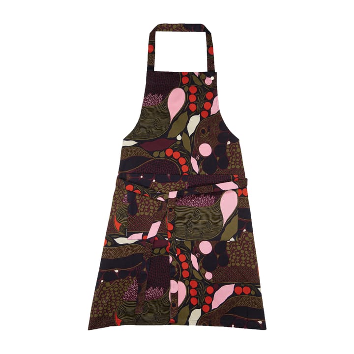 Pieni Rusakko apron - Pink-brown - Marimekko
