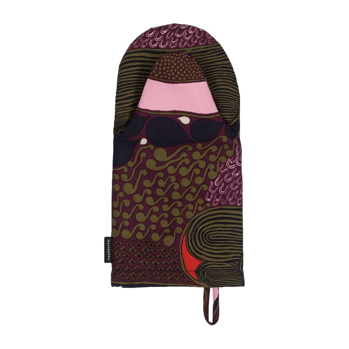 Pieni Rusakko oven glove - Pink-brown - Marimekko