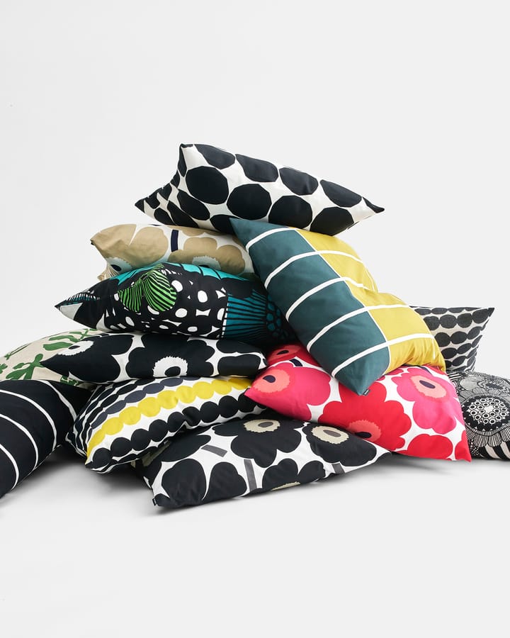 Pieni Siirtolapuutarha cushion cover 50x50 cm, blue-green (Finland 100 år) Marimekko