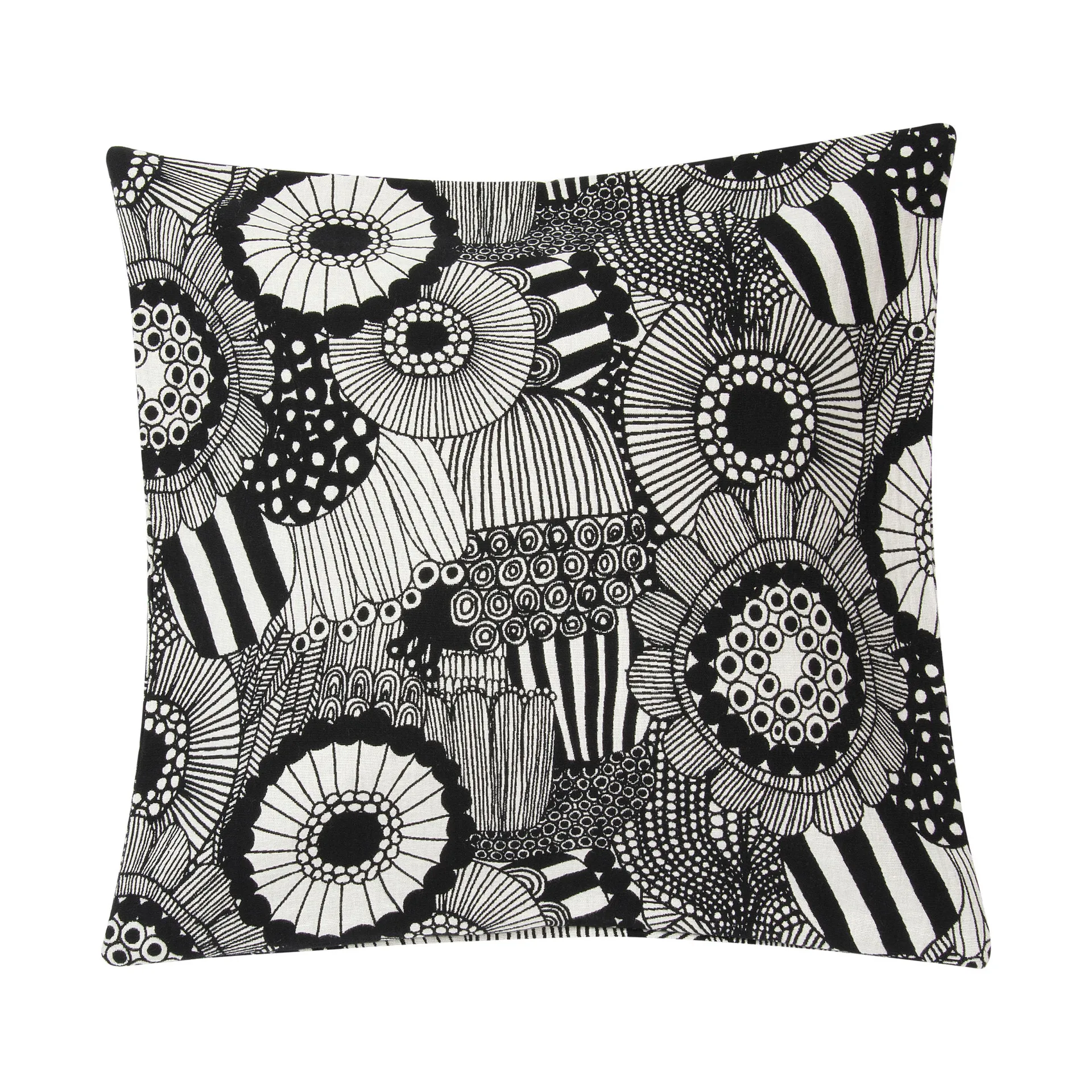 Pieni Siirtolapuutarha cushion cover 50x50 cm, off-white-black Marimekko