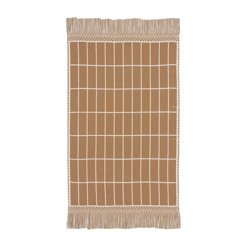 Pieni Tiiliskivi Hamam towel 30x50 cm, Off white-brown Marimekko