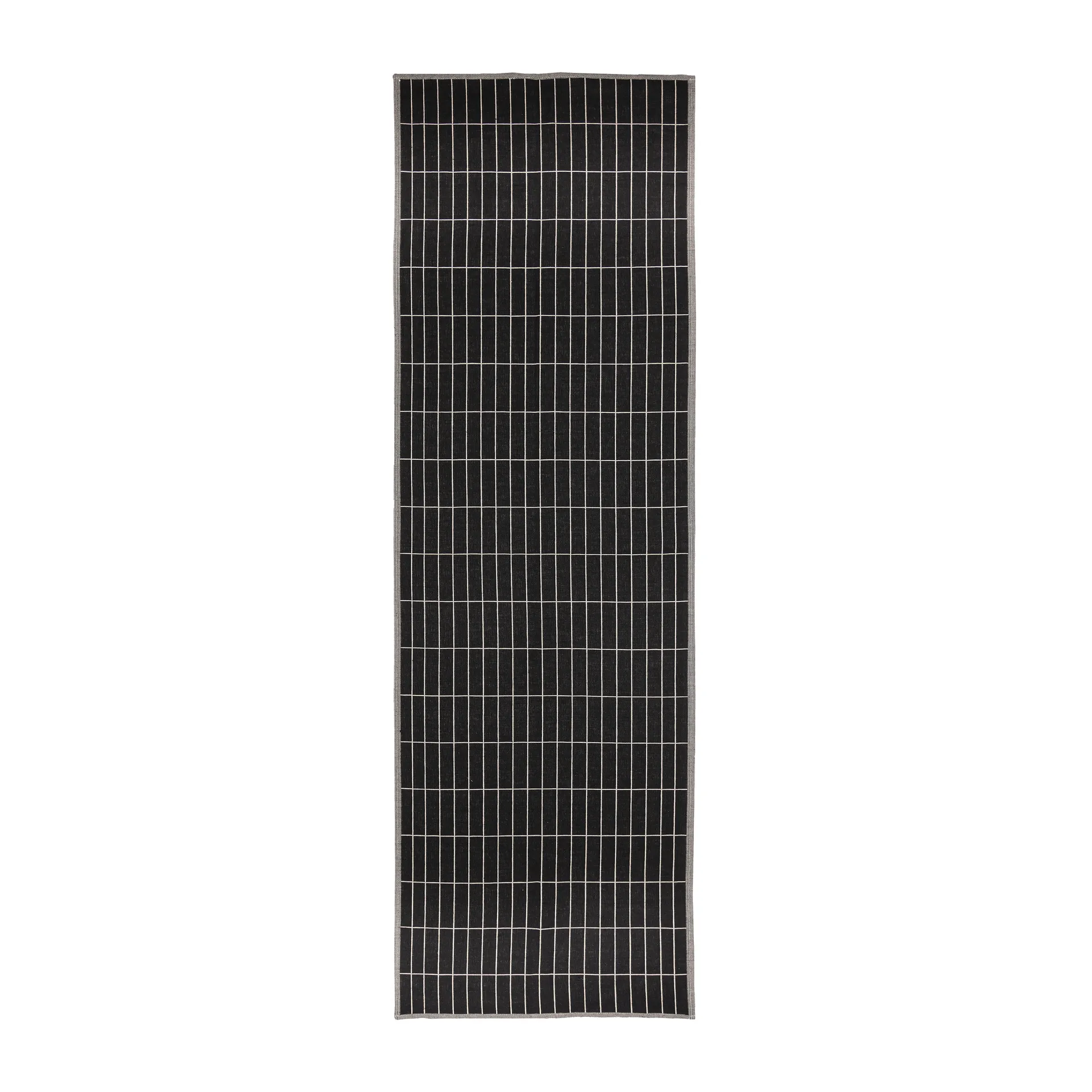 Pieni Tiiliskivi table runner 47x150 cm, charcoal-beige Marimekko
