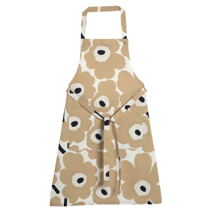 Pieni Unikko apron - off white-beige-dark blue - Marimekko