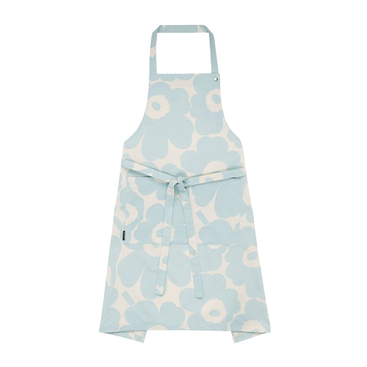Pieni Unikko apron, Off white-light blue Marimekko