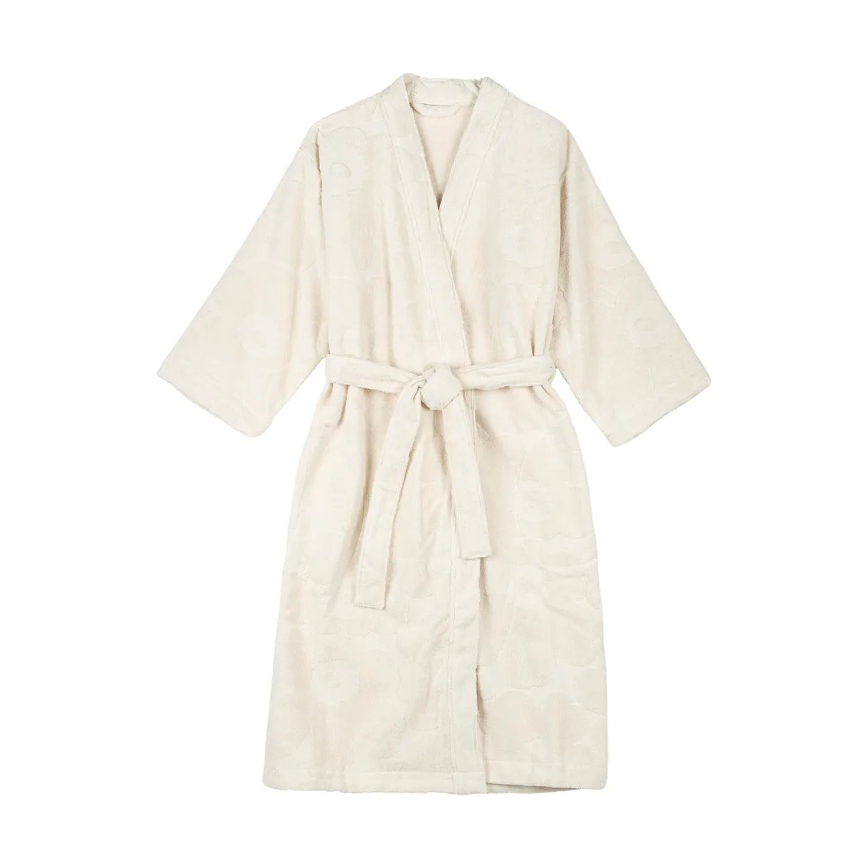 Marimekko Pieni Unikko bathrobe S/M | Scandinavian Design | Dressing gowns & bath robes | Beige