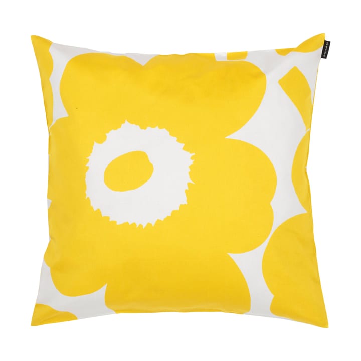 Pieni Unikko cushion cover 50x50 cm - Cotton-spring yellow - Marimekko
