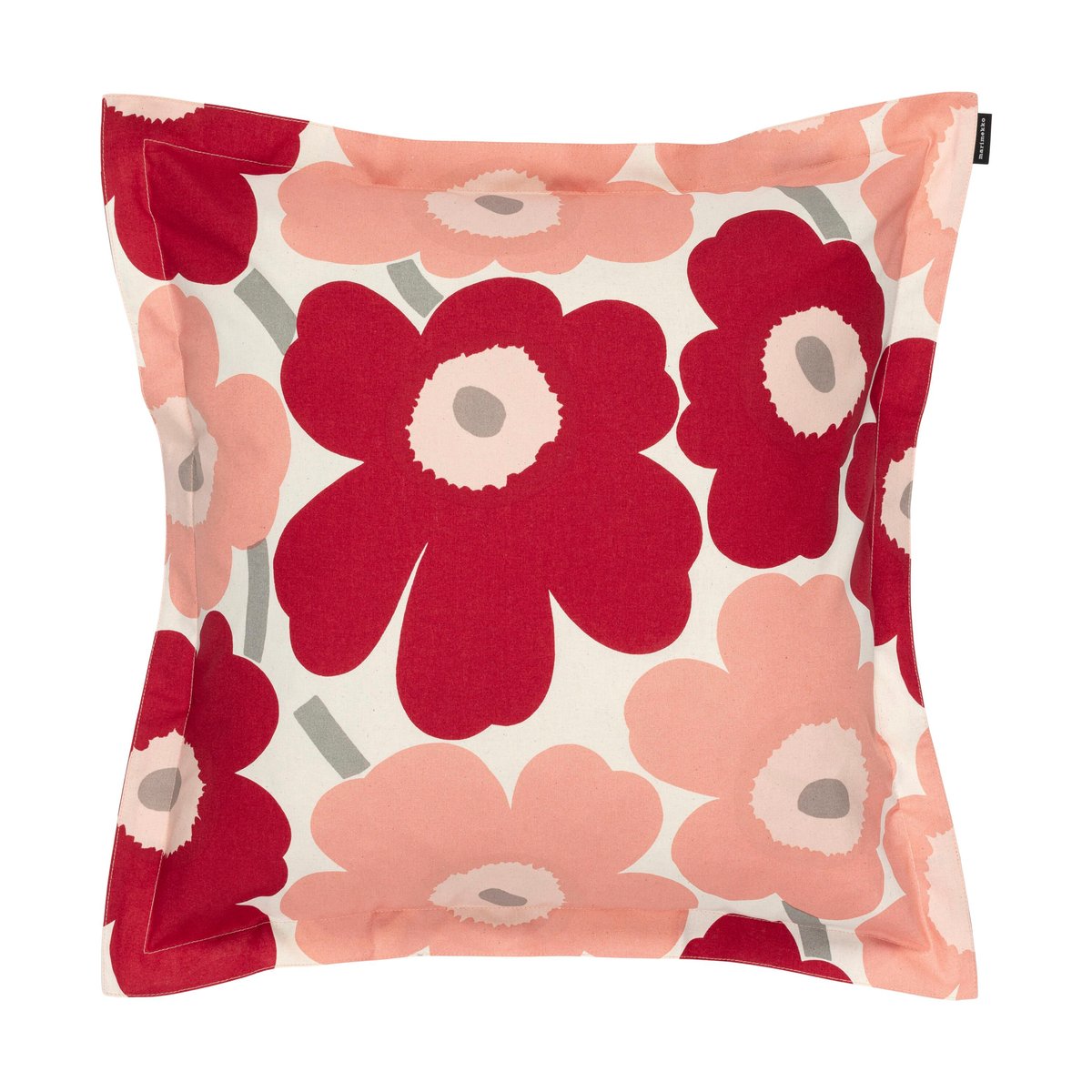 Marimekko Pieni Unikko cushion cover 50x50 cm Dark cherry-rose