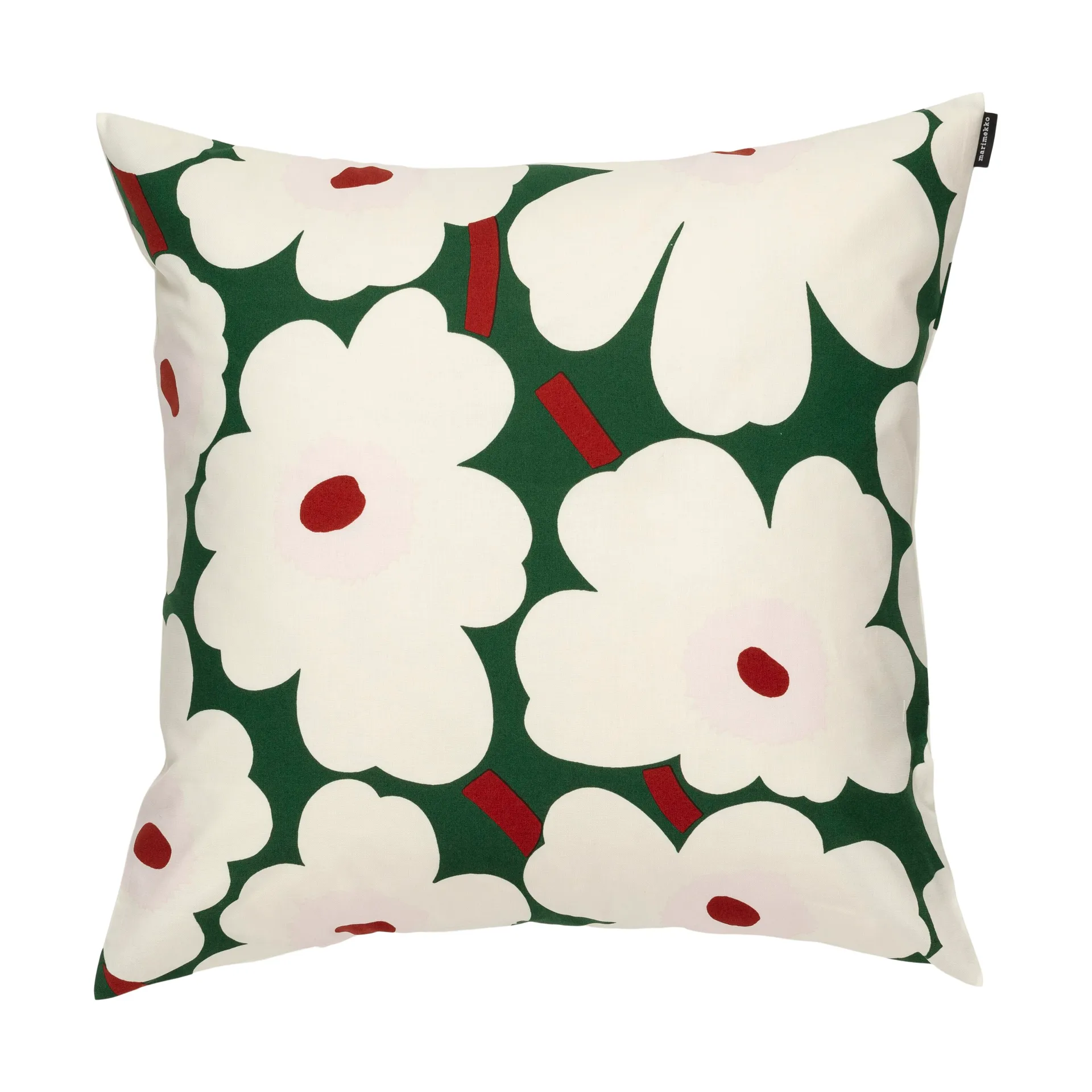 Pieni Unikko cushion cover 50x50 cm, Green Marimekko