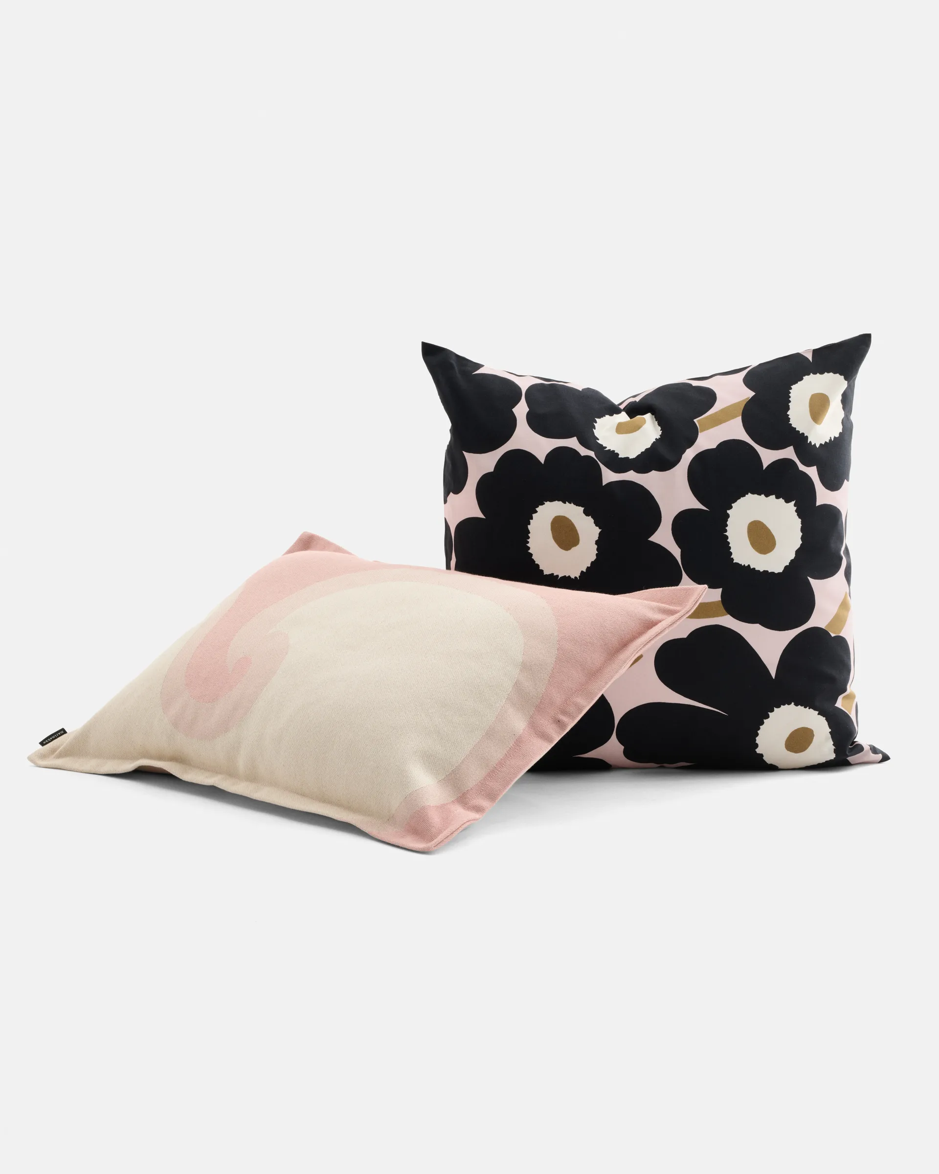 Pieni unikko cushion cover 50x50 cm, Pink-charcoal-light brown Marimekko