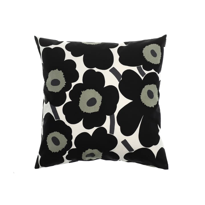 Pieni Unikko cushion cover - black - Marimekko