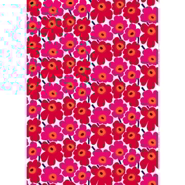 Pieni Unikko fabric cotton - red - Marimekko