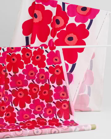Pieni Unikko fabric cotton - red - Marimekko