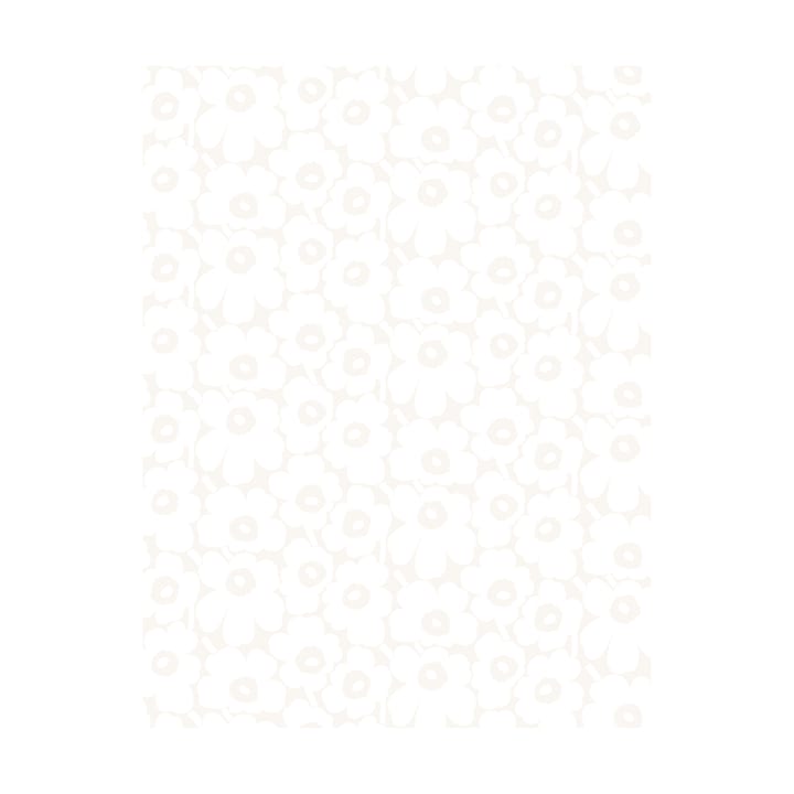 Pieni Unikko fabric cotton - White - Marimekko