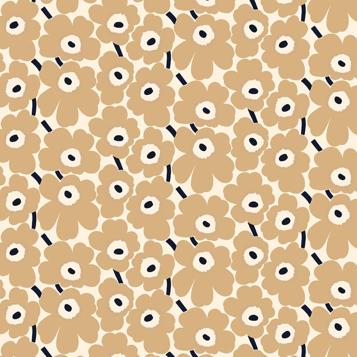 Pieni Unikko oilcloth - naturewhite-beige-dark blue - Marimekko