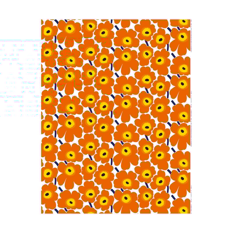 Marimekko Pieni Unikko oilcloth Orange