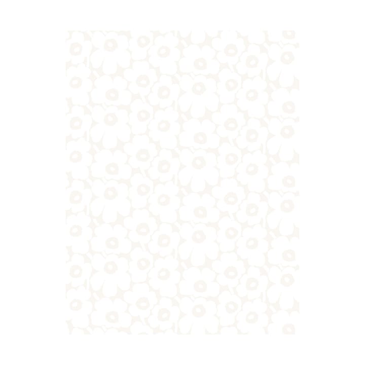 Pieni Unikko oilcloth - White - Marimekko
