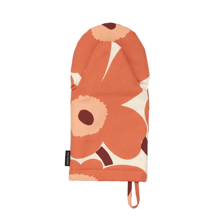 Pieni Unikko oven mitt - Beige-orange-brown - Marimekko