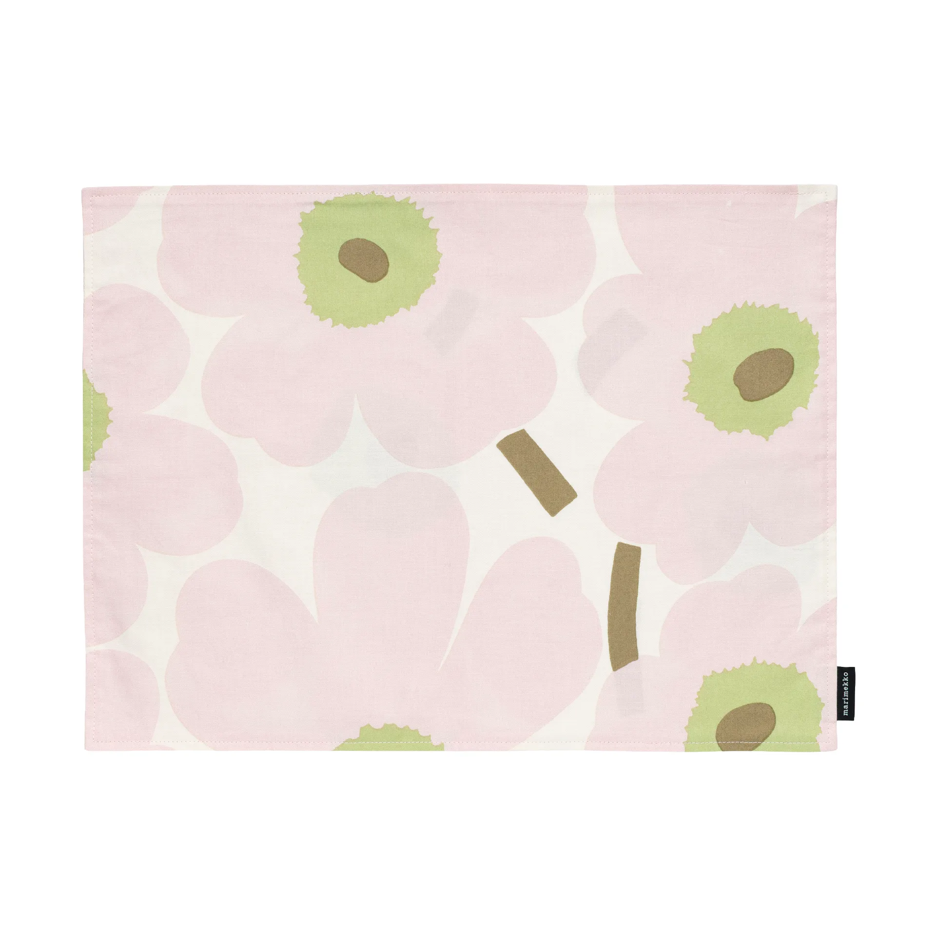 Pieni Unikko placemat acrylic, Off white-pink-pear-sand Marimekko