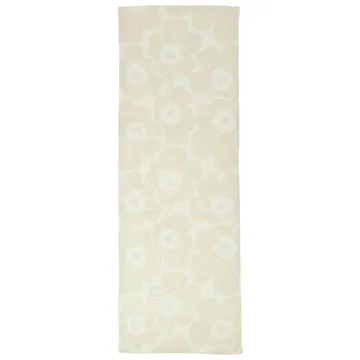 Pieni Unikko runner beige-black and white - 47x150 cm - Marimekko