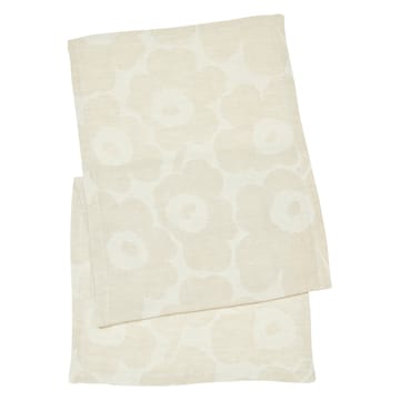 Pieni Unikko runner beige-black and white - 47x150 cm - Marimekko