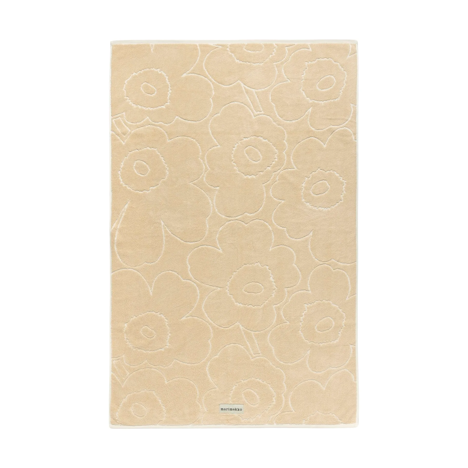 Piirto Unikko bath towel 100x160 cm, Beige Marimekko