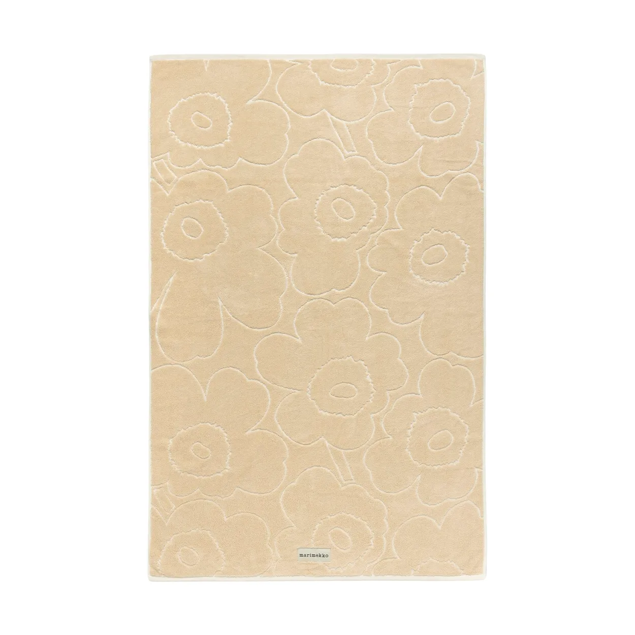 Marimekko Piirto Unikko bath towel 100x160 cm Beige