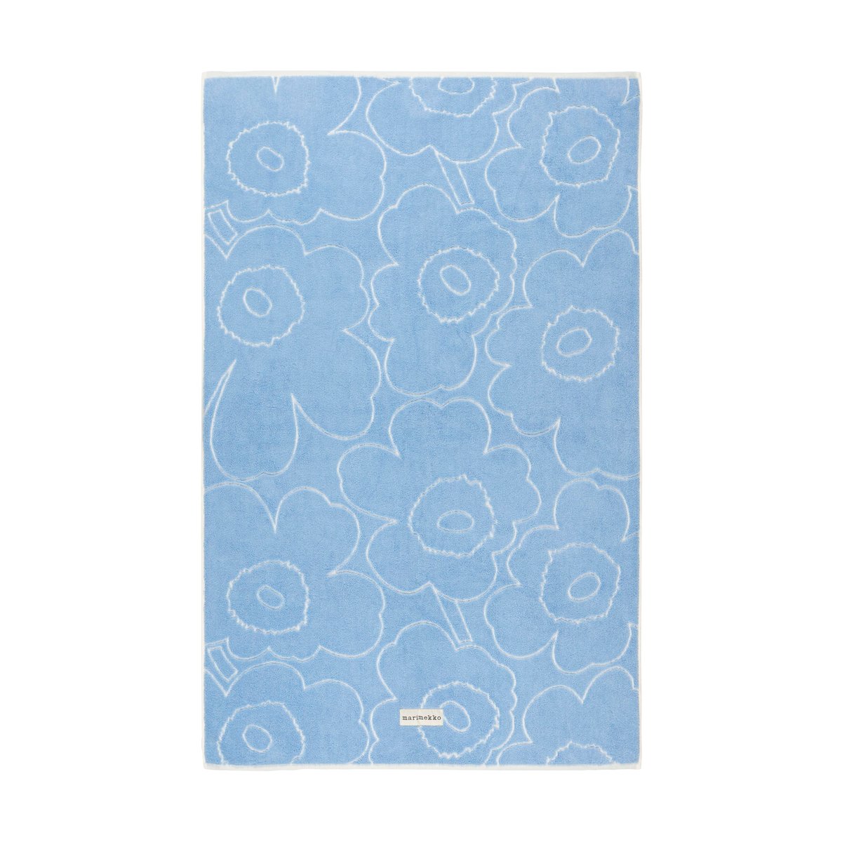 Marimekko Piirto Unikko bath towel 100x160 cm Blue | Scandinavian Design | Bath towels | Blue