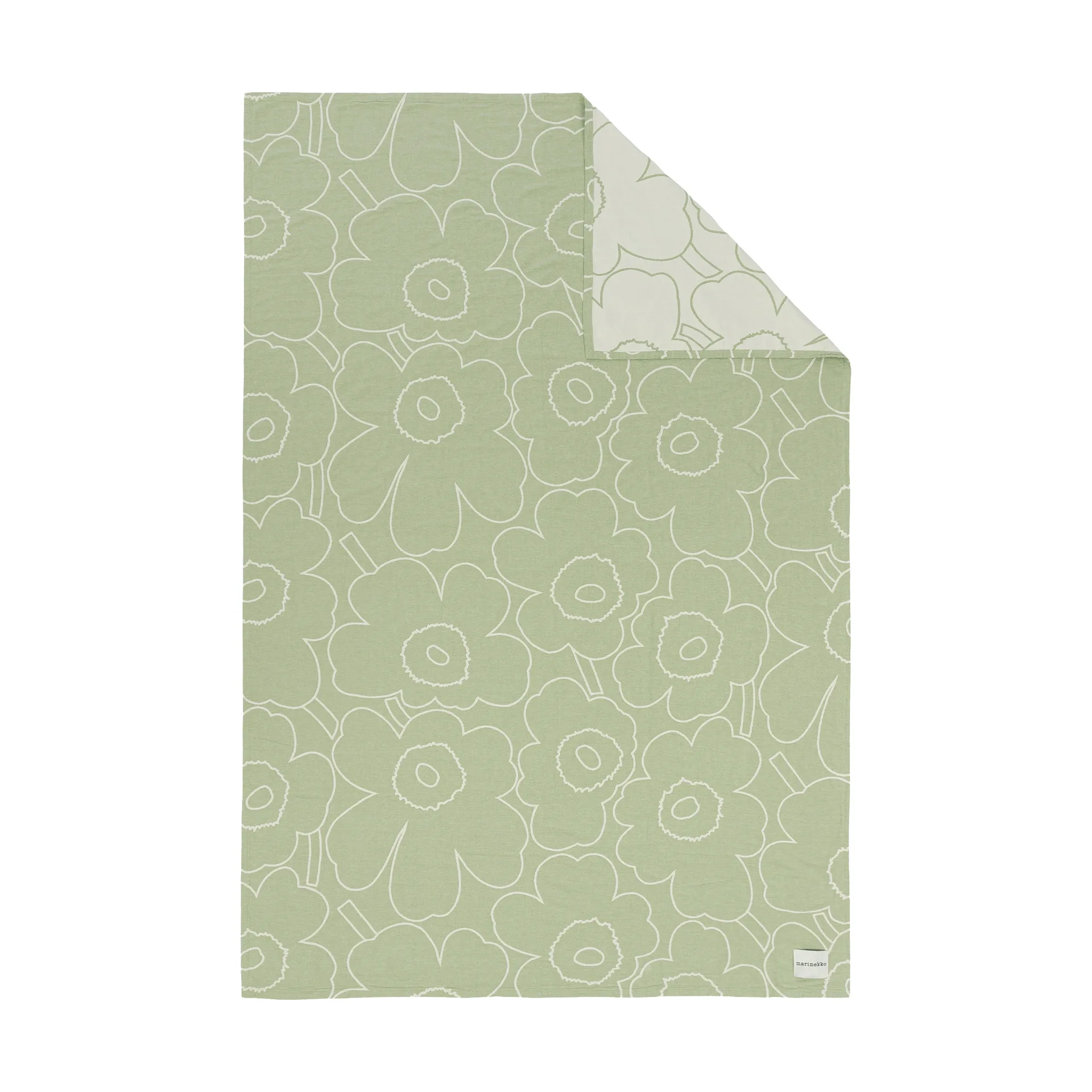 Piirto Unikko bedspread 160x260 cm, Pear-off white Marimekko