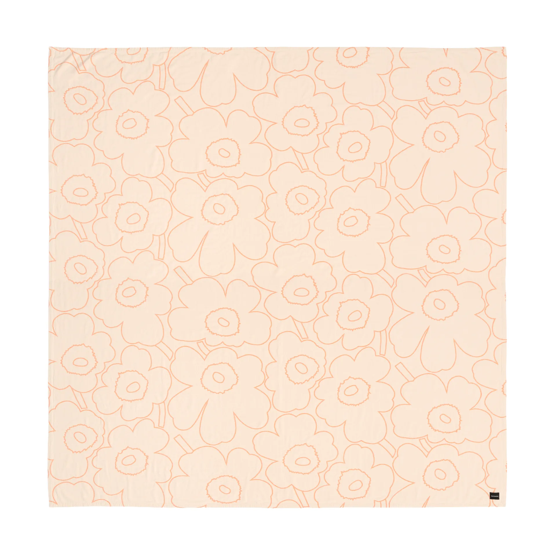 Piirto Unikko bedspread 260x260 cm, Beige Marimekko