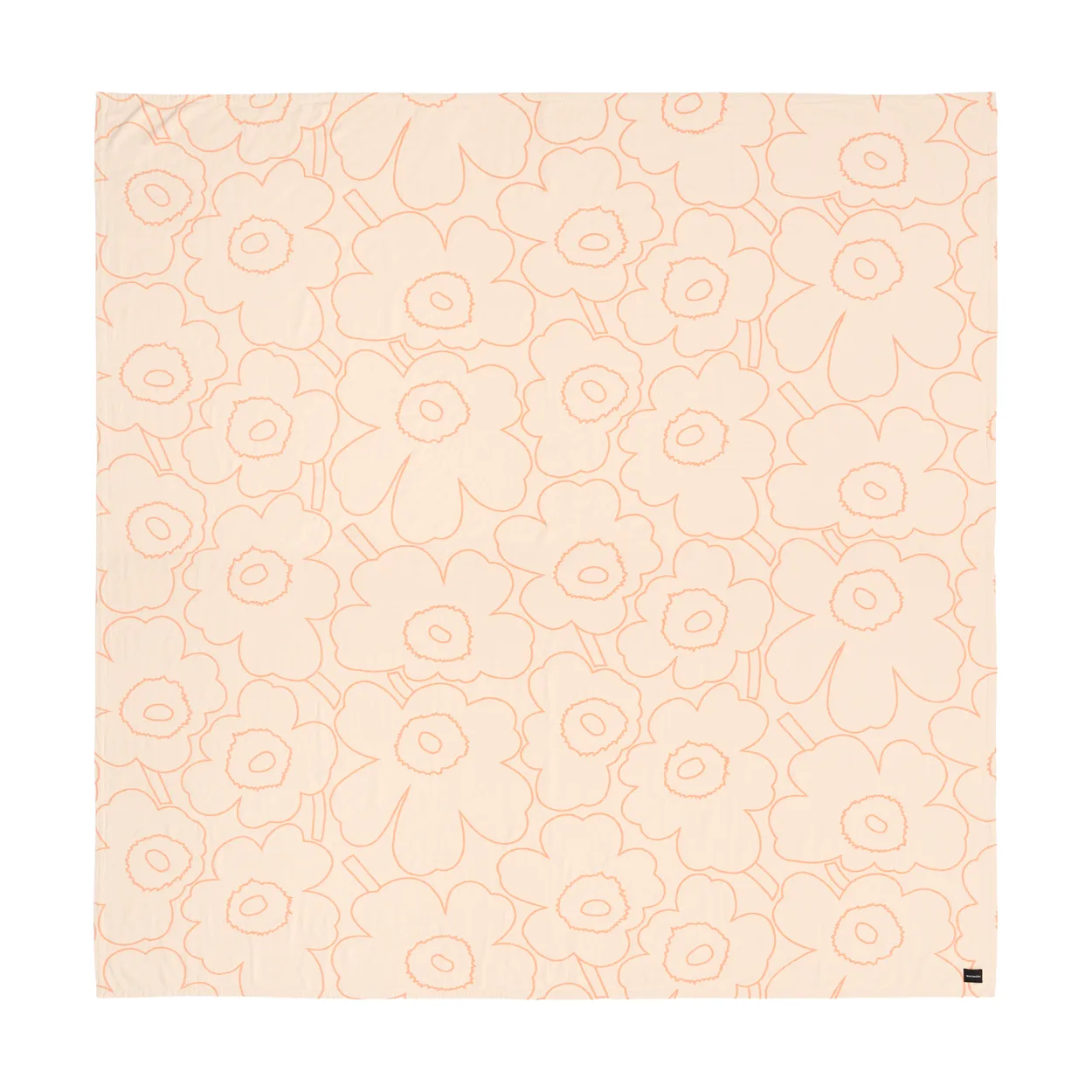 Marimekko Piirto Unikko bedspread 260x260 cm Beige | Scandinavian Design | Bedspreads & throws | Beige