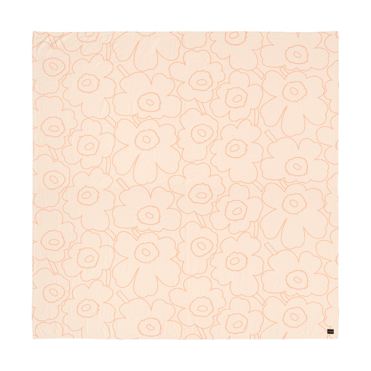 Marimekko Piirto Unikko bedspread 260x260 cm Beige | Scandinavian Design | Bedspreads & throws | Beige