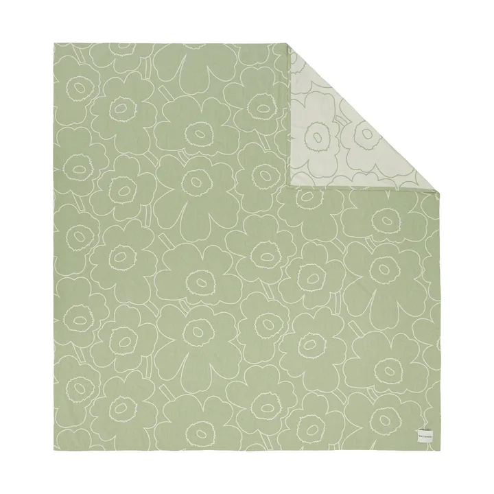 Piirto Unikko bedspread 260x260 cm - Pear-off white - Marimekko