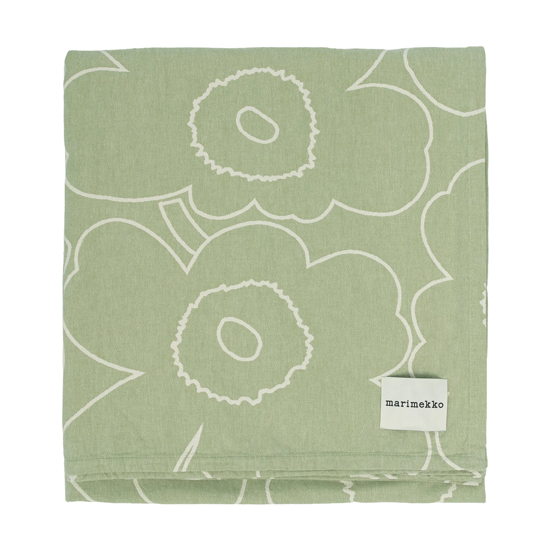 Piirto Unikko bedspread 260x260 cm, Pear-off white Marimekko