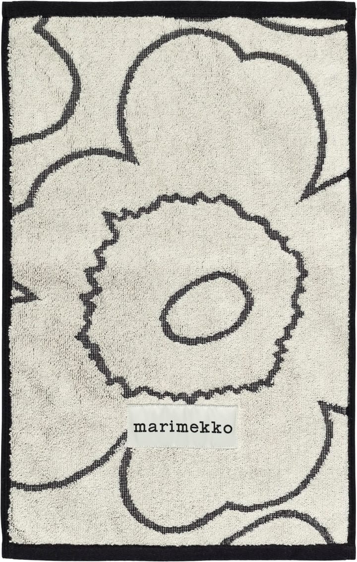 Piirto Unikko guest towel 30x50 cm - Ivory-black - Marimekko