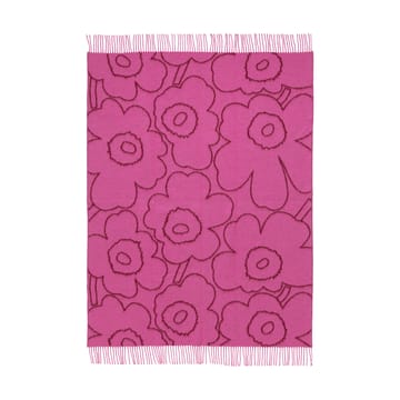 Piirto Unikko throw 130x170 cm - Burgundy-fuchsia - Marimekko