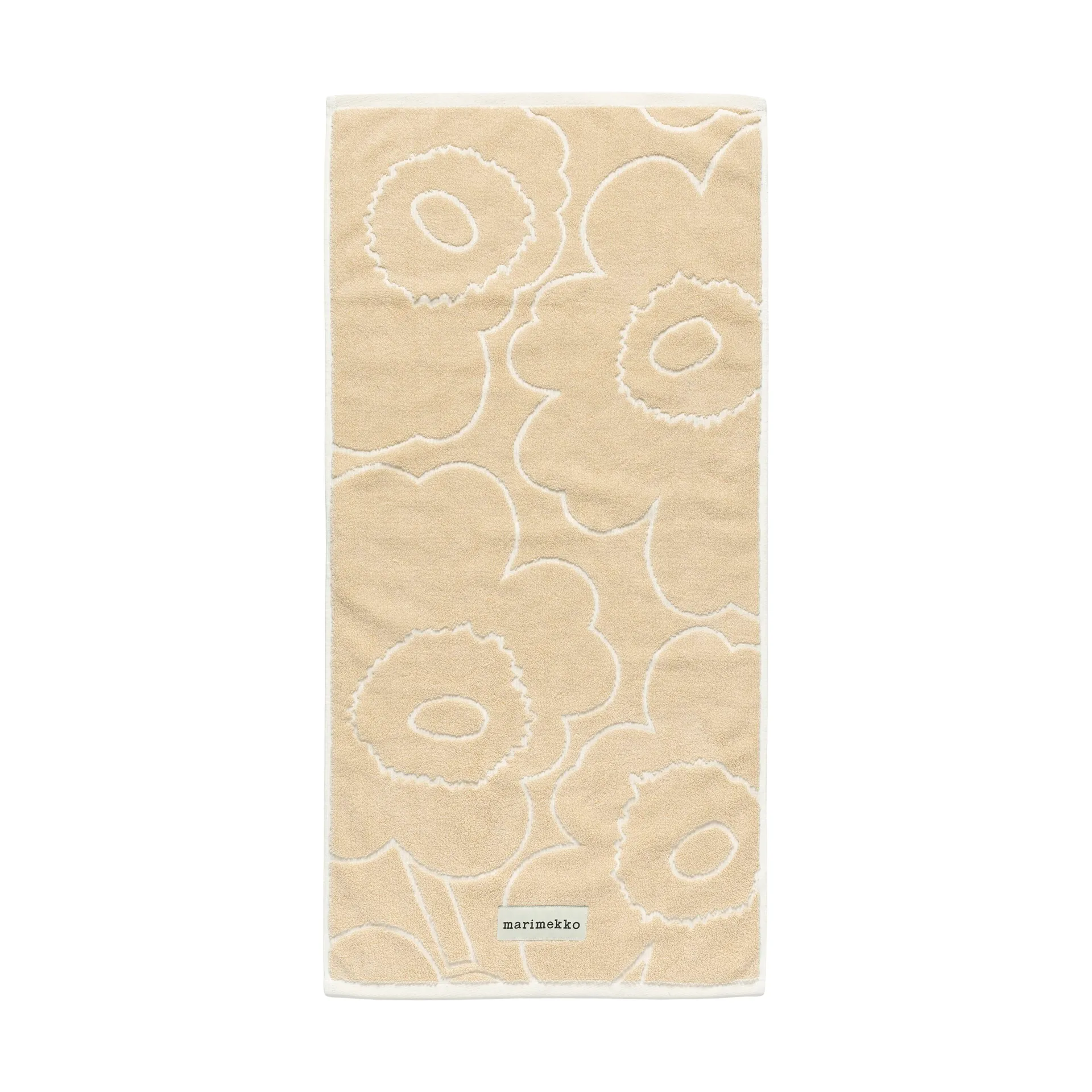 Piirto Unikko towel 50x100 cm, Beige Marimekko