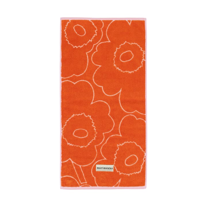 Piirto Unikko towel 50x100 cm - Burnt orange-pink - Marimekko