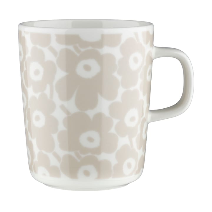 Pikkuinen Unikko mug 25 cl - White-straw - Marimekko