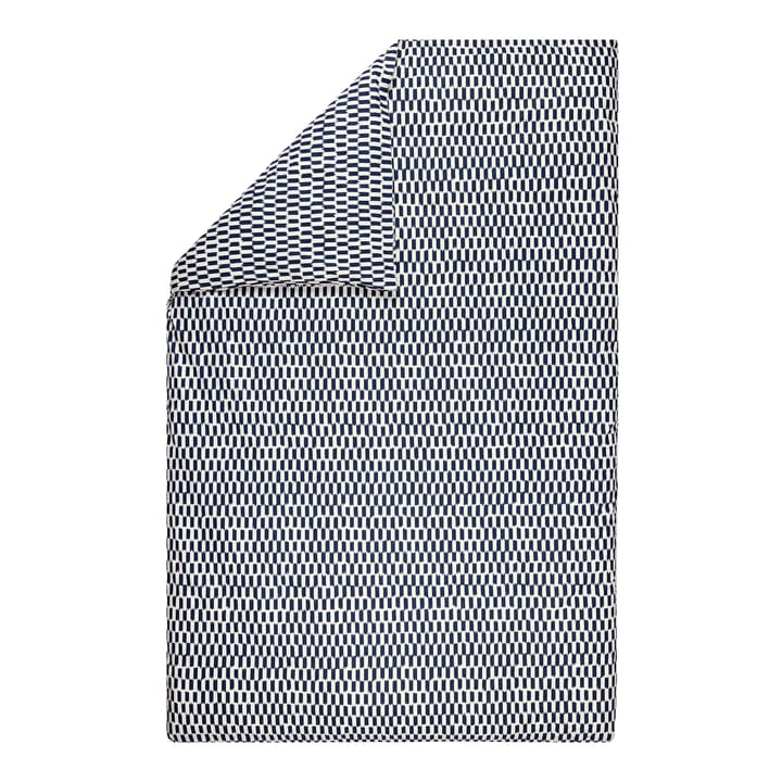 Pioakana duvet cover 150x210 cm - Dark blue-off white - Marimekko