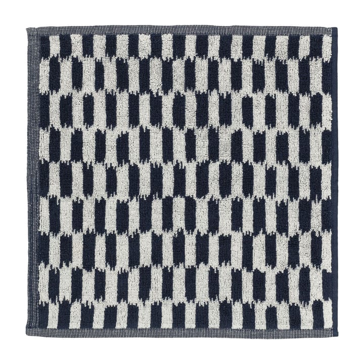 Pioakana towel dark blue-off white, 30x30 cm Marimekko