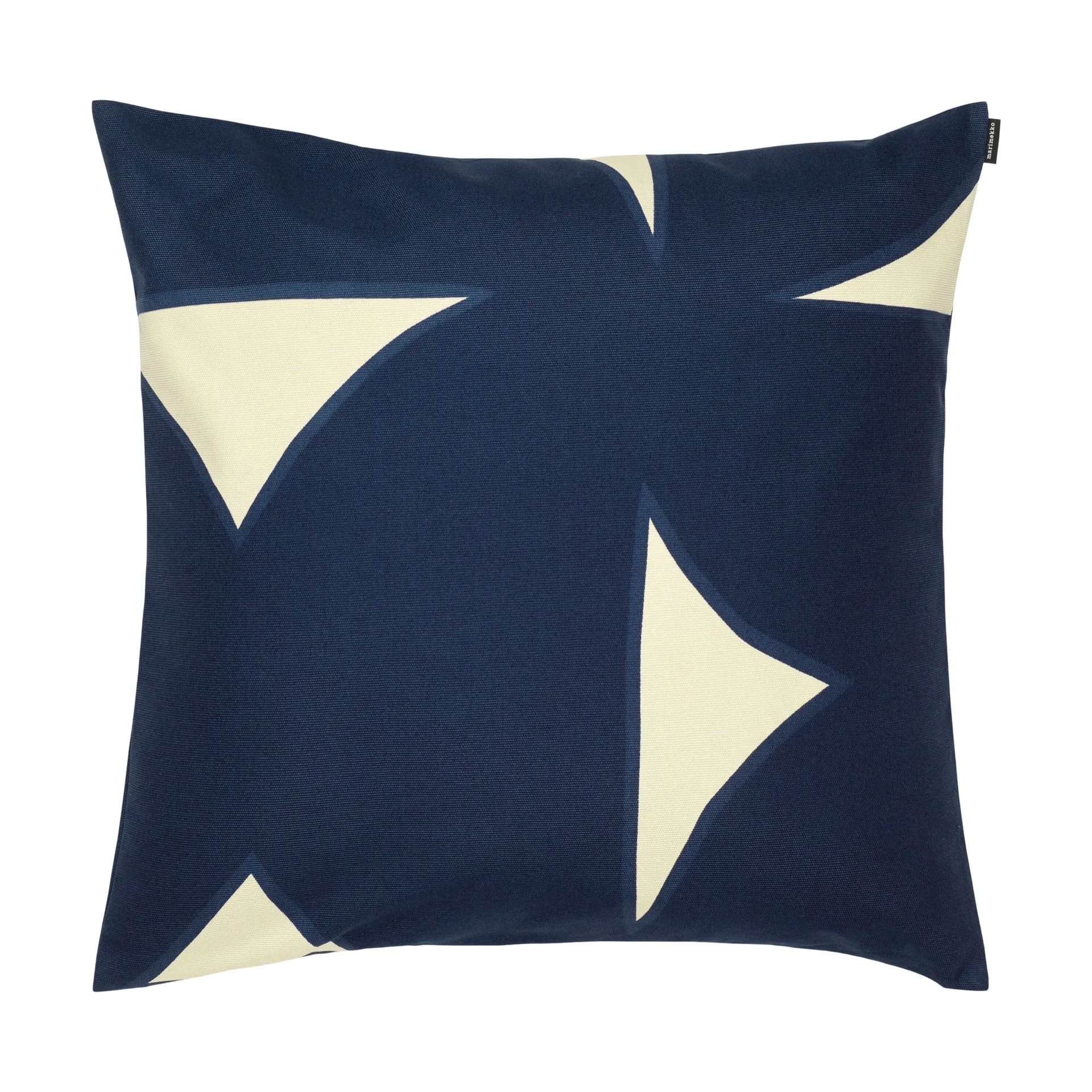 Pitkospuut cushion cover 60x60 cm, Sand-dark blue Marimekko