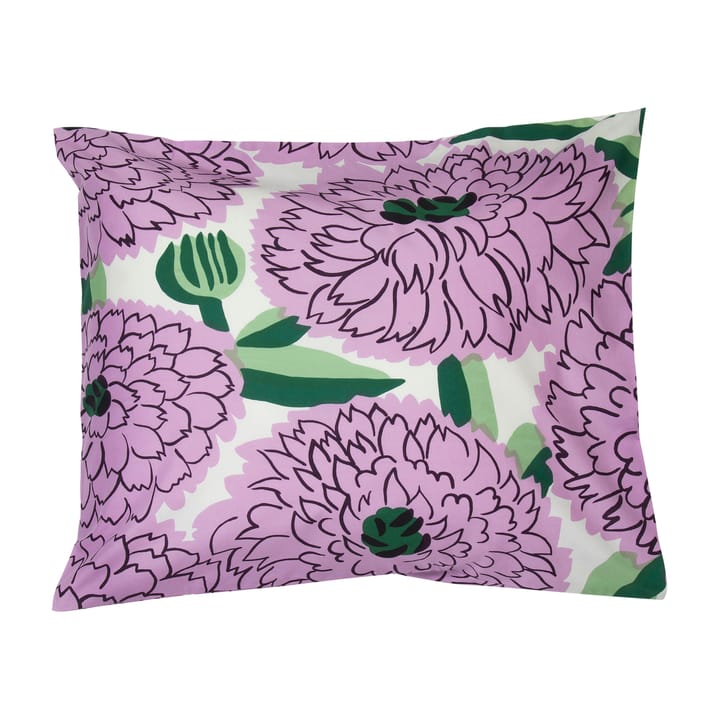 Primavera pillowcase 50x60 cm - off white-violet-green - Marimekko
